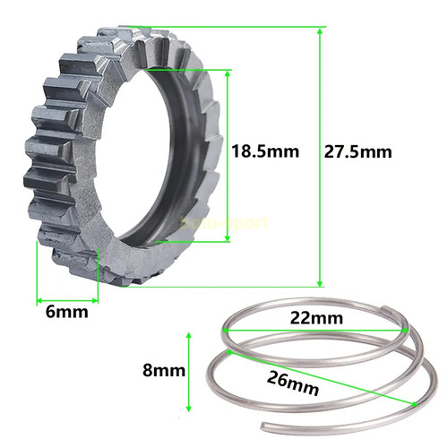 Ratchet hub service kit 18t - hub,
